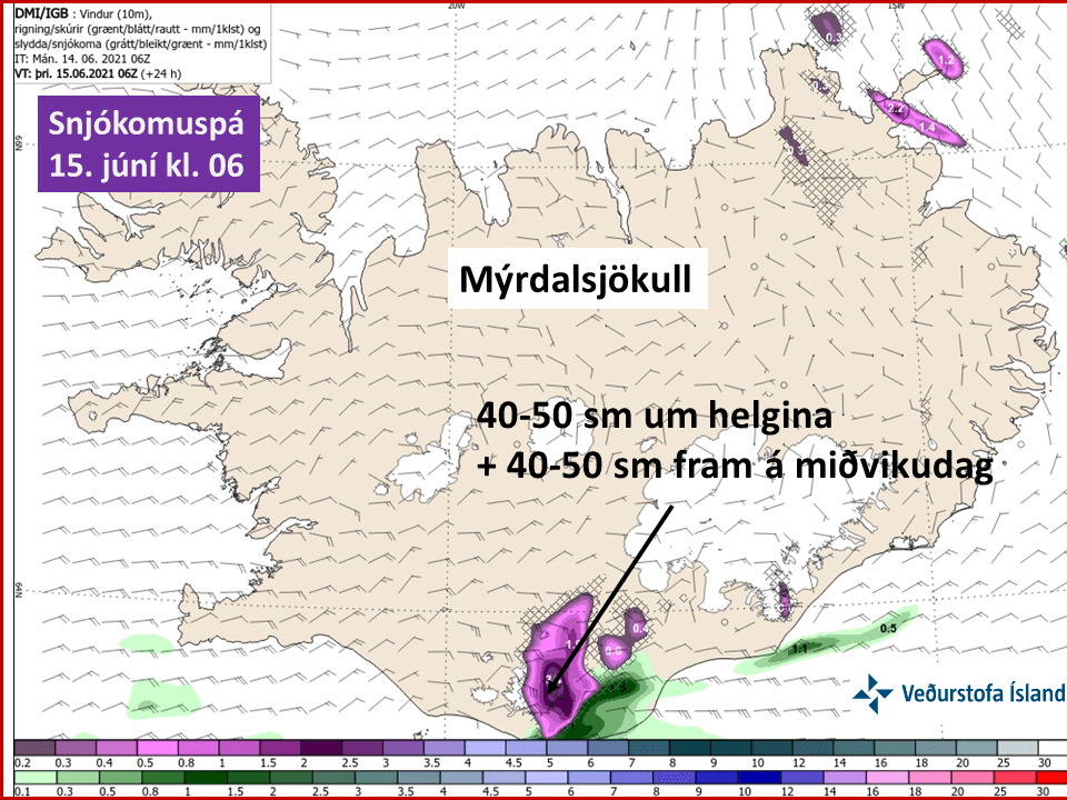 ALLT AÐ 100 SM NÝSNJÓR
