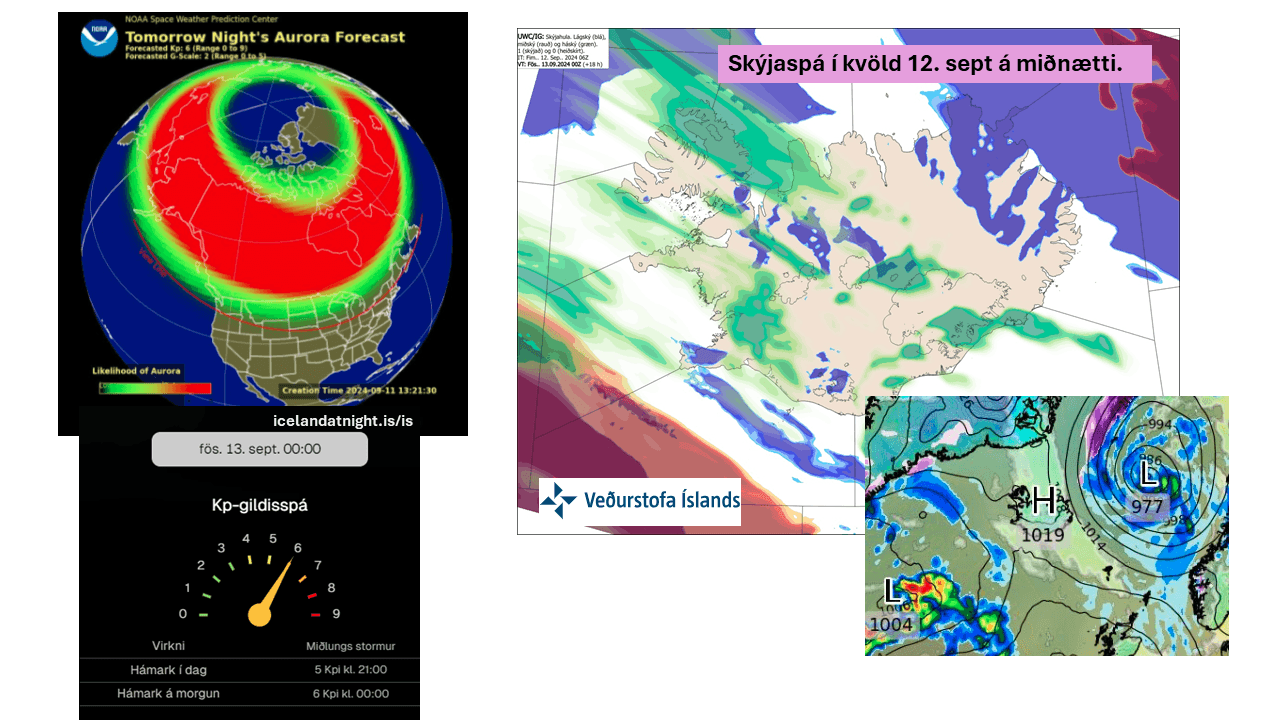 FJÖRUG NORÐURLJÓS Í VÆNDUM
