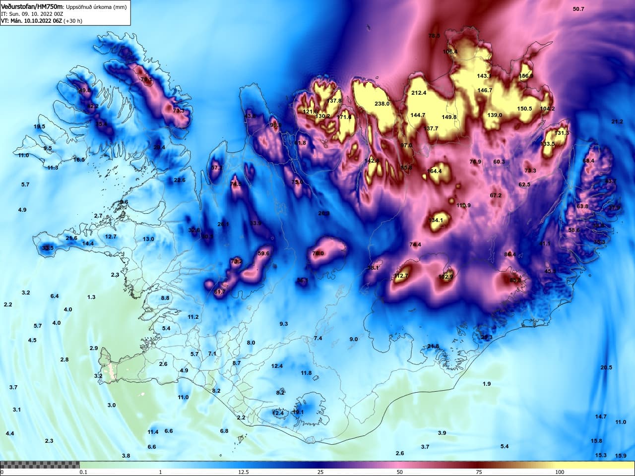 TVÖ MJÖG ATHYGLISVERÐ SPÁKORT