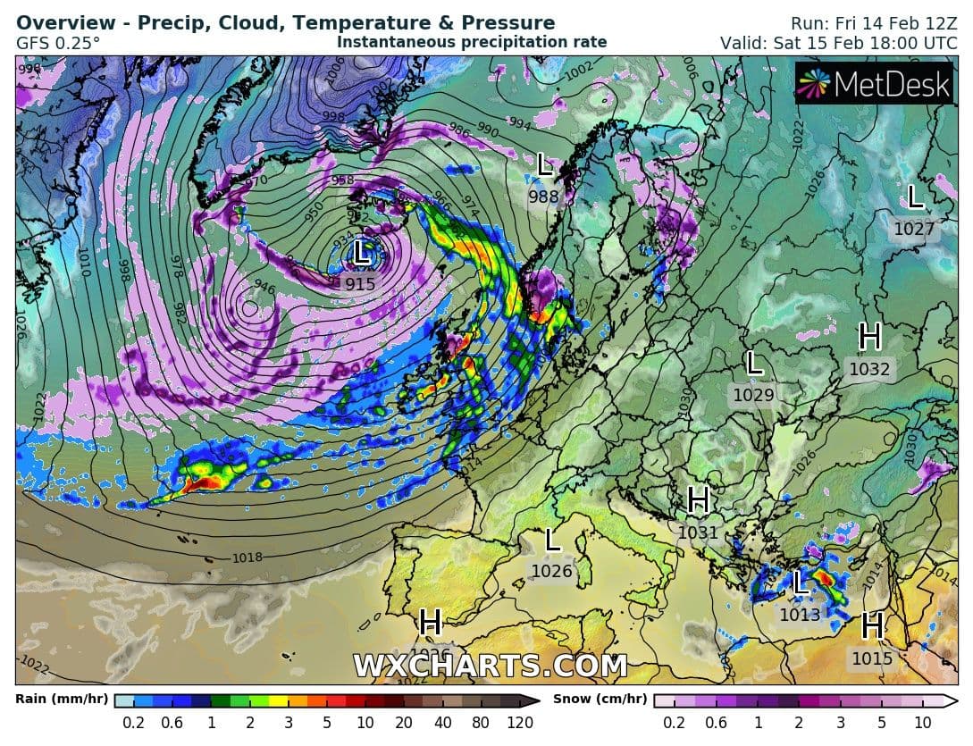 Dýpsta lægð sögunnar á leiðinni?